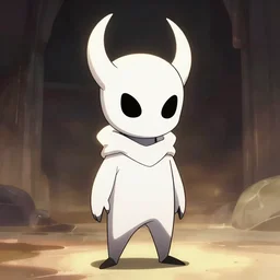 hollow knight character, steven universe style, cartoonish