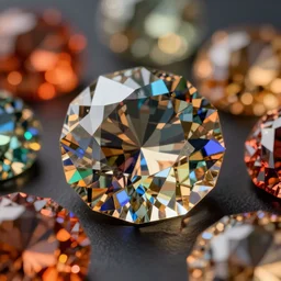 photo multycolor marmalade in style swarovski, octan render, 8 k resolution, realistic, macro, cinematic lighting, sharp focus
