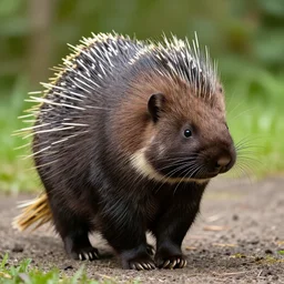 a porcupine - cat - hybrid, animal photography