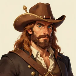a beautiful portrait illustration of guybrush threepwood by rembrandt, featured on artstation