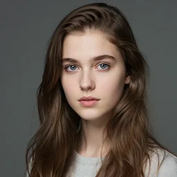 a beautiful girl portrait by kelsey beckett