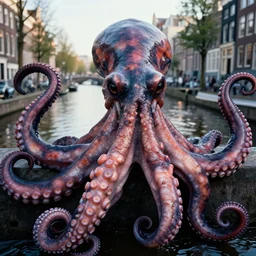 closeup potrait of the tentacles of the kraken in an amsterdam canal, photograph, dramatic light, sharp, detailed face, magazine, press, photo, steve mccurry, david lazar, canon, nikon, focus