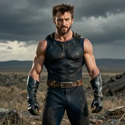 photo of Tom Hardy as Wolverine, ultra realistic.
