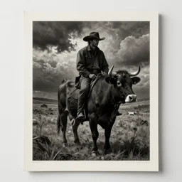asset sheet, material study ( caricature ) cowhand ( by mark ryden ) dark foreboding