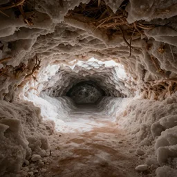 underground salt with high ceiling