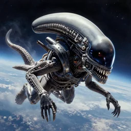 crash of the space mother ship of the movie alien in heaven, 8 k, concept art