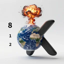 inkblot test that looks like the earth exploding, 8 k, highly detailed, ultra realistic, path traced