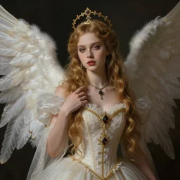 empress gothic princess angel girl. by hans zatzka, by craig mullins