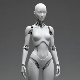 fine art portrait mid shot minimal model cyborg girl by ilm and bill sienkiewicz, emmanuel shiu, zaha hadid, mgxs, 3 d printed neo - futuristic plastic armor, fluoro, studio, mamiya 6 5 mm, iso 4 0 0, f / 5. 6, hyperrealism, studio lighting, studio, high detail, sharp focus, trending on artstation, cgsociety