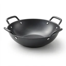 modular wok, clean 3d render, octane render, isolated on a pure white background, centered, entire object in frame, sharp focus, soft studio lighting