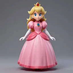 princess peach, wide shot, realistic, 8k resolution, hyperdetailed, highly detailed, real life, studio lighting, high quality, photo