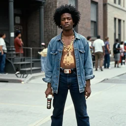 film still from coming to america by basquiat