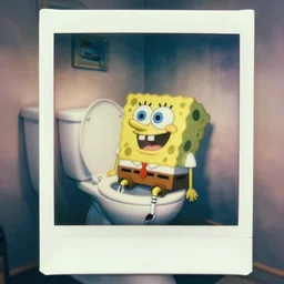 spongebob vomiting in a toilet, cinematic, cottage core, cinematic focus, polaroid photo bleached vintage pastel colors high - key lighting, soft lights, foggy, by steve hanks, by lisa yuskavage, by serov valentin, by tarkovsky, 8 k render, detailed, photo