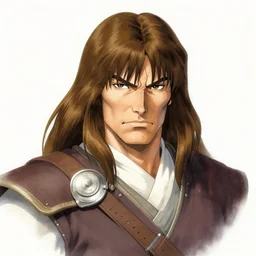 portrait of conan the barbarian, illustration by takashi hashimoto