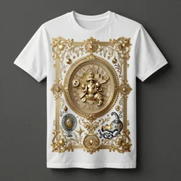 the most beautiful t-shirt design of all time, insanely detailed and intricate, hypermaximalist, elegant, ornate, luxury, elite, epic,cinem