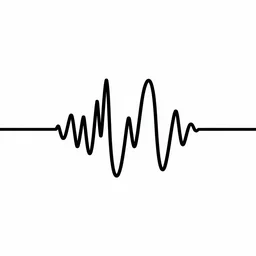 a sine wave but minimalistic corporative art, trending on artstation, minimalism