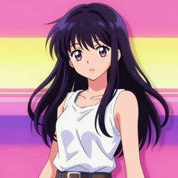 lofi girl vaporwave background, anime, detailed anime, manga anime, moebius, ufotable studio art style, colorful, faded effect, studio art,