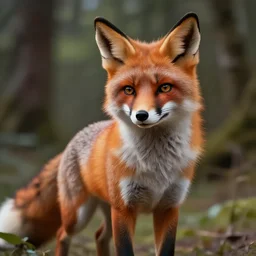 An anthropomorphic fox prince in the woods, trending on FurAffinity, furry art