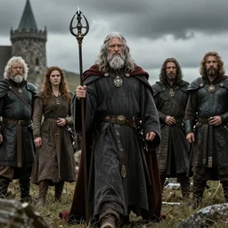 old wise king Theoden of Rohan by Mark Brooks, Donato Giancola, Victor Nizovtsev, Scarlett Hooft, Graafland, Chris Moore