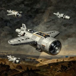 spaceships by hieronymus bosch