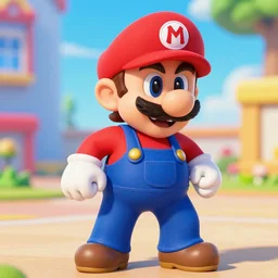 a beautiful Waluigi