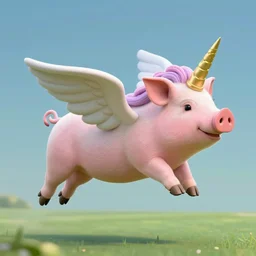 flying unicorn pig