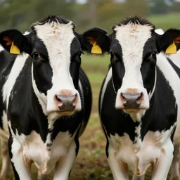 two cute people with holstein skin trending flickr technoir detailed portrait