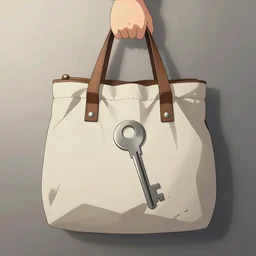 anime key visual of a bag that is the manifestation of pain and suffering, trending on artstation