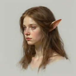 head and shoulders, a dryad, by anna podedworna and greg rutkowski, artstation