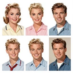 some more arnold armitage pinup before and after. 1 9 5 0 s