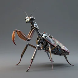 photo of industrial design praying mantis biomorph Dvg bionicle insectoid mechanical design electronics nano TrArtifficial Smart Turbo bionicle organism biomimmicry exoskeleton hydraulics trending on behance visualisation industrial design object robot headcrab vrat unreal engine Space design concept 3D unreal engine