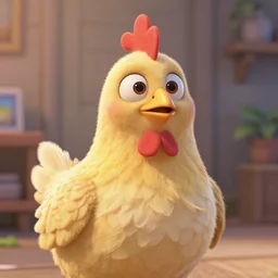 a robot chicken in an upcoming pixar movie - n 4