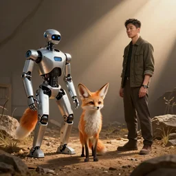 fennec fox robot, greg simkins, android jones, victo ngai