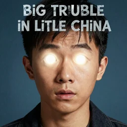 Film Movie Poster big trouble in little China Lopan lights coming out of his eyes