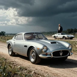 maserati tipo 1 5 1, cinematic 3 5 mm film, moebius and ralph mcquarrie film still, speed racer mach 5