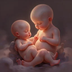 unborn soul, cinematic lighting, trending on artstation, artstationHD, artstationHQ, digital painting