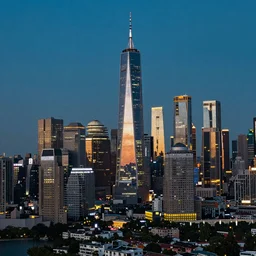 a city made of light