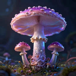 psilocybe azurescens mushroom entheogenic, intricate artwork masterpiece, majestic, cinematic lighting, psychedelic aesthetic, volumetric lighting, by josan gonzalez, edmund leighton, jean - baptiste monge, noah bradley, trending on artstation, octane render, 8 k