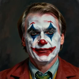 a realistic digital painting portrait of bolsonaro as a zombie clown by artgerm