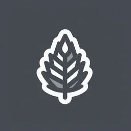a modern logo of bud of weed, minimalistic icon, vector, app icon, oversimplified logo