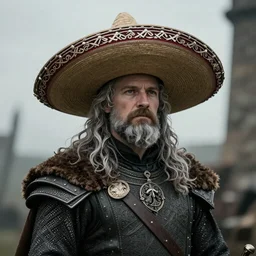 theoden king of rohan wearing sombrero