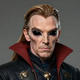 a highly detailed alien portrait of stephen strange, james gurney, james jean