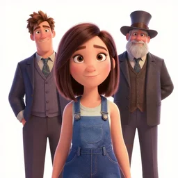 Lofi portrait of Caitrona Balfe, Pixar style by Joe Fenton and Stanley Artgerm and Tom Bagshaw and Tim Burton
