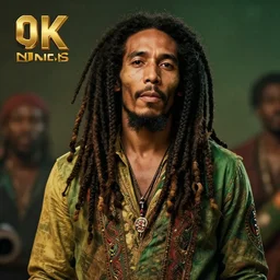 bob marley christian ninja who takes no shit and spares no fools, ultra detailed, 8 k, trending on artstation, award - winning art,