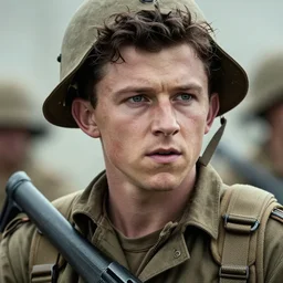 tom holland in the vietnam war, 8 k detail