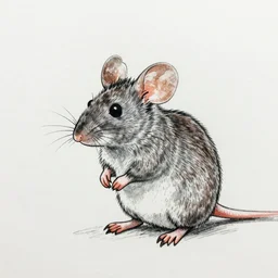 drawing of JUST ONE MOUSE!!!!