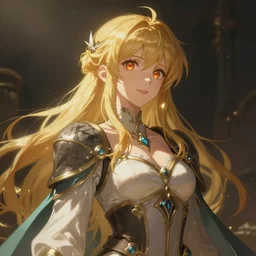 an original female anime character from fantasy medieval western europe by artgerm