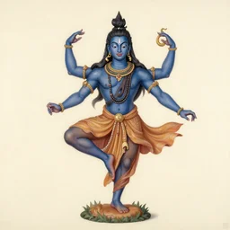 shiva dancing, art by james c. christensen and keith parkinson