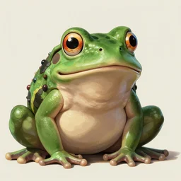a portrait of a frog japanese devil animal illustrated by miyazaki by karol bak, james jean, tom bagshaw, rococo, sharp focus, trending on artstation, cinematic lighting, hyper realism, octane render, 8 k, hyper detailed, vivid, ultra detailed, highly detailed