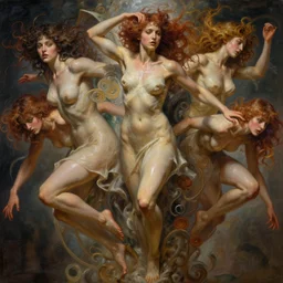 seraphim, perfectly-centered-painting of the most beautiful women on the planet, sweaty, dynamic action pose, insane, intricate, highly detailed, digital painting, artstation, concept art, smooth, sharp focus, illustration, Unreal Engine 5, 8K, art by artgerm and greg rutkowski and alphonse mucha